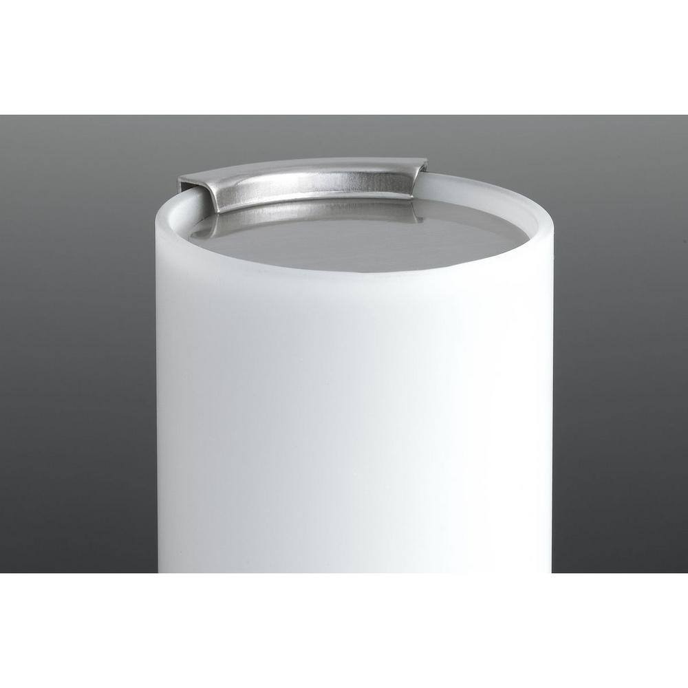 Polished Chrome 3-Light LED Bath Fixture with Etched Glass Shades