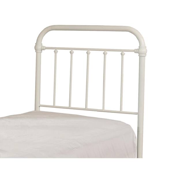 Hillsdale Furniture Kirkland White King Headboard with Bed Frame