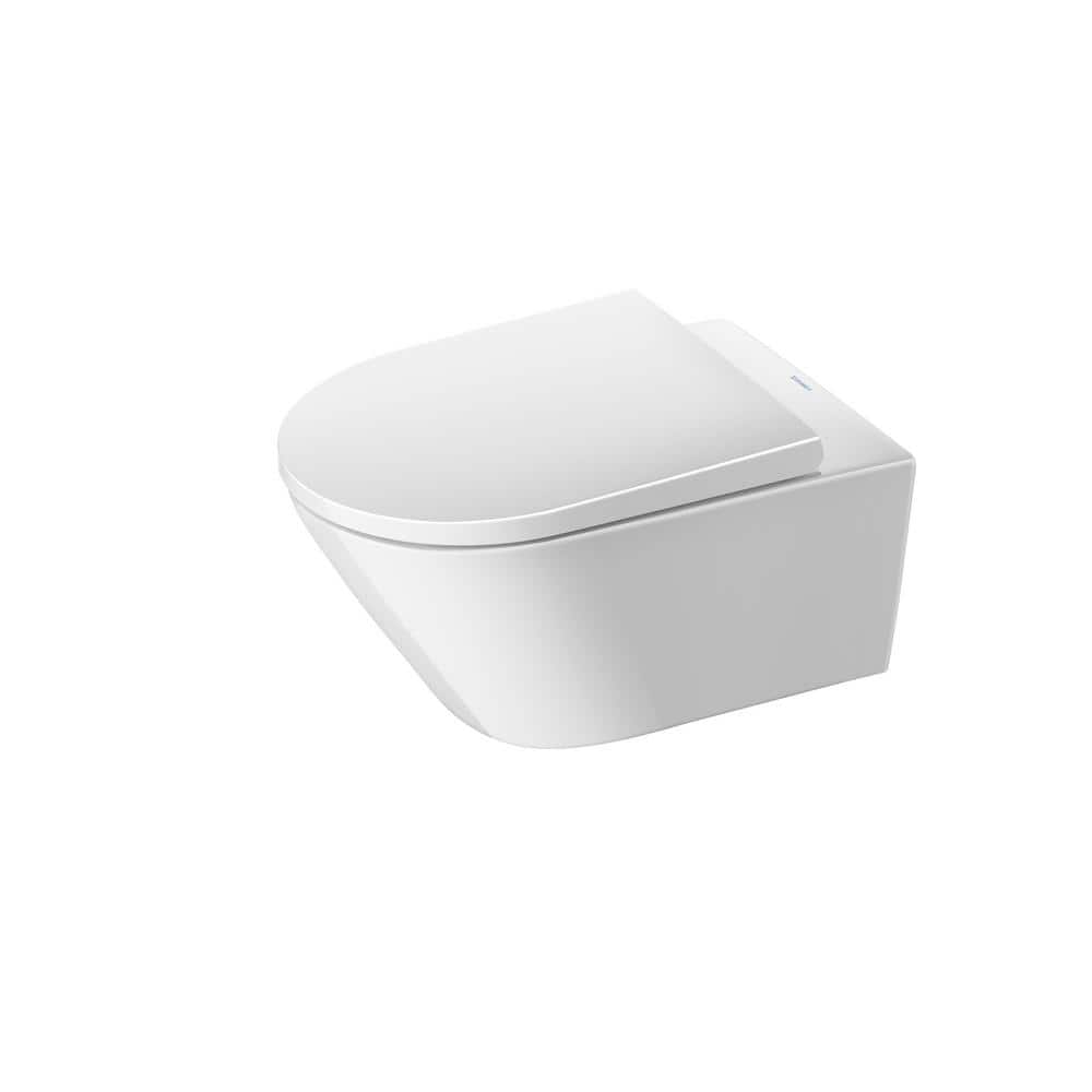 White High Gloss Wall-Mounted Toilet