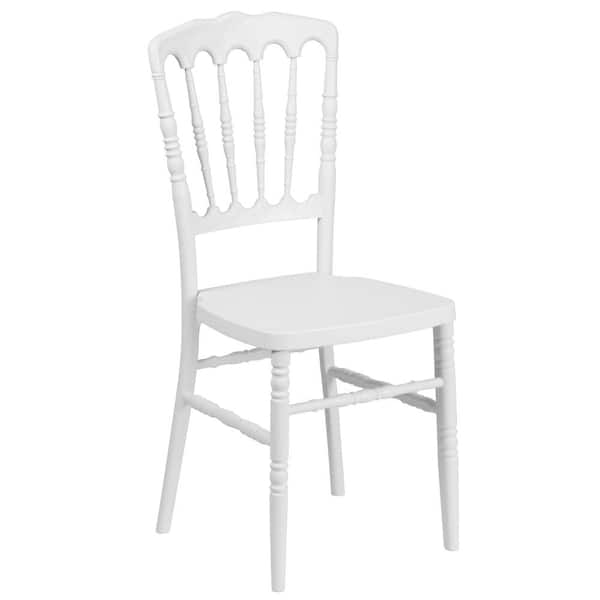 White Resin Side Chair