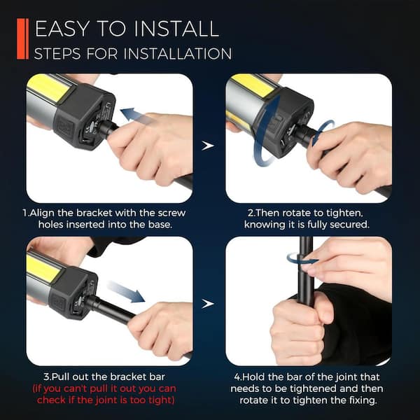 BeamBox 20-Volt 2000 Lumen LED Tripod Work Light Adjustable