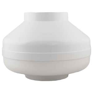 RP260C 6 in. Inlet and Outlet Inline Radon Fan in White with 1.3 in. Maximum Operating Pressure