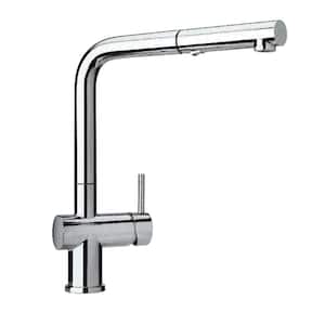 Torino Single-Handle Pull-Out Sprayer Kitchen Faucet in Chrome