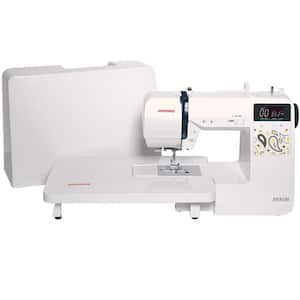 Brother XR9550 165 Stitches Computer Sewing Machine, 8 Buttonholes, Font,  Ext Table, Threader, Start/Stop, Needle Up/Down, Speed Control, 8 Feet, Case