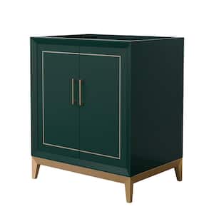 Marlena 29.5 in. W x 21.75 in. D x 34.5 in. H Single Bath Vanity Cabinet without Top in Green