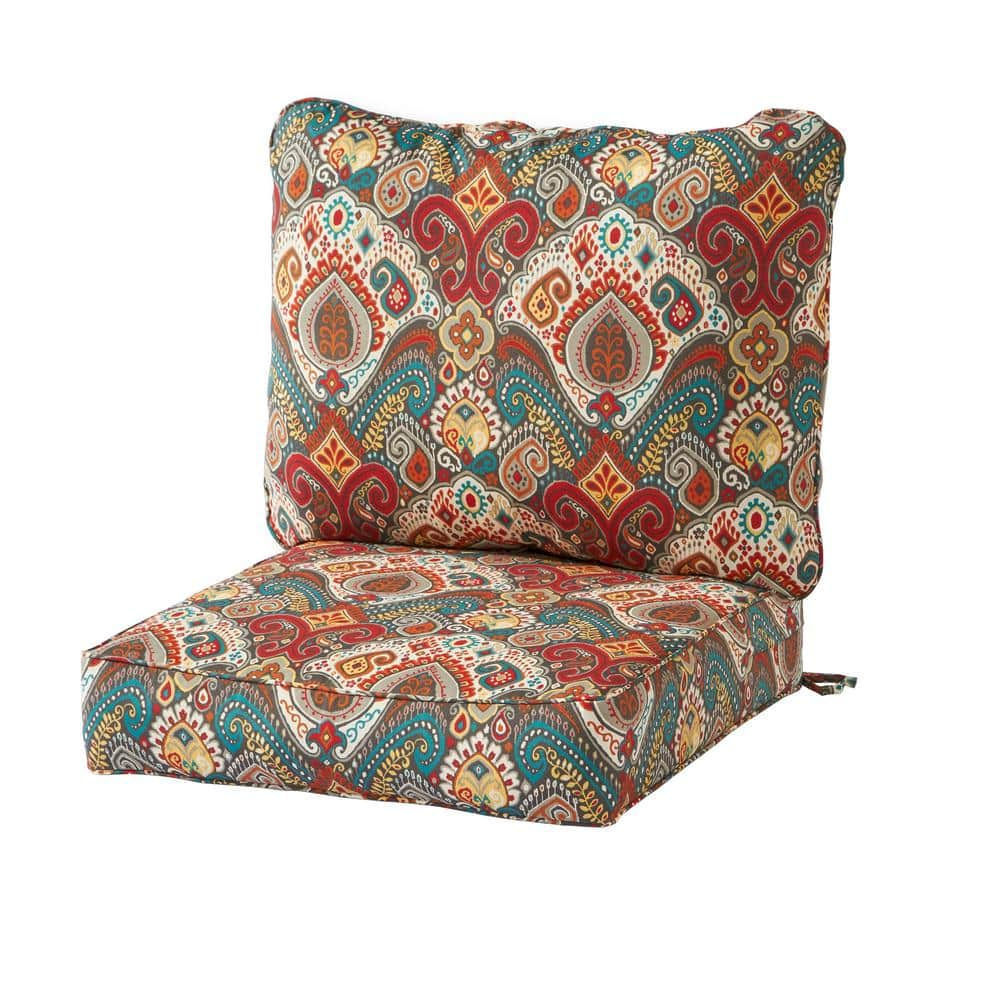 Greendale Home Fashions 24 in. x 24 in. 2 Piece Deep Seating