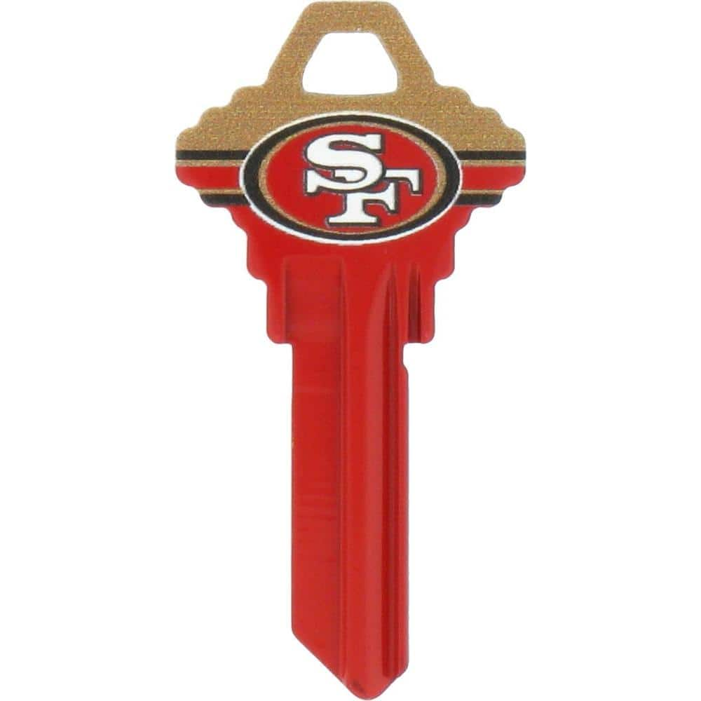 Hillman #68 NFL San Francisco 49ers Key Blank 89590 - The Home Depot