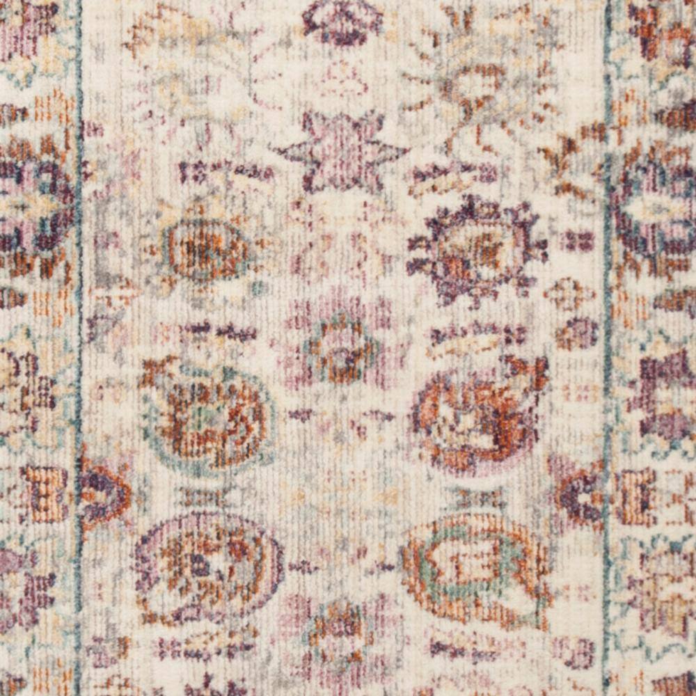 Elegance Blue Floral Hand-Knotted Viscose Area Rug