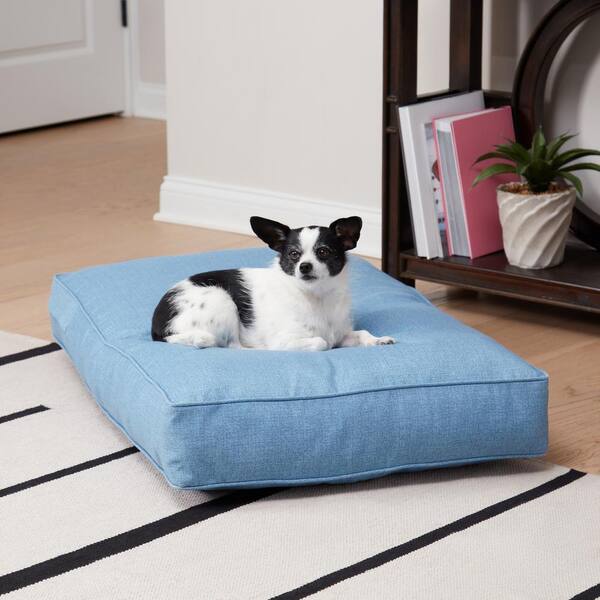 Happy Hounds Casey Small Rectangle Indoor/Outdoor Denim Dog Bed