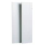 14 in. x 72 in. Classic White Wood Vertical Panels (2-Pack)