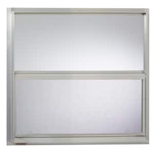 30 in. x 27 in. Mobile Home Single Hung Aluminum Window - Silver