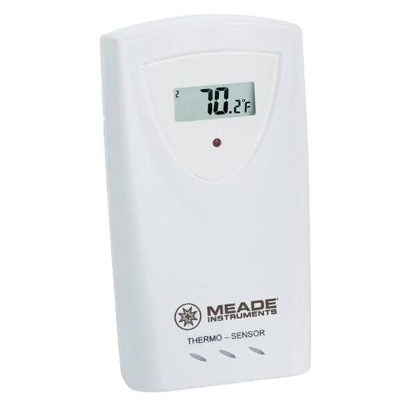 Meade Wireless Remote Temperature 3-Channel Sensor with LCD Display