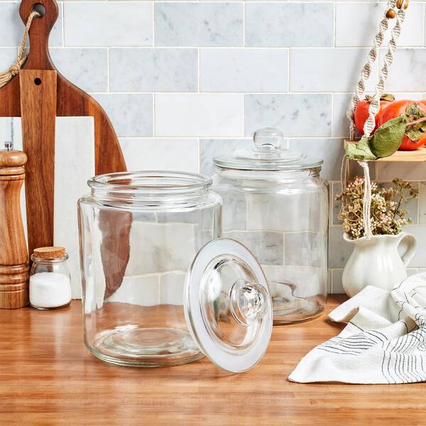 https://images.thdstatic.com/productImages/258adae1-5ceb-4f53-a21c-a9e40018eab6/svn/clear-mason-craft-and-more-kitchen-canisters-ttu-b9019-ec-44_600.jpg