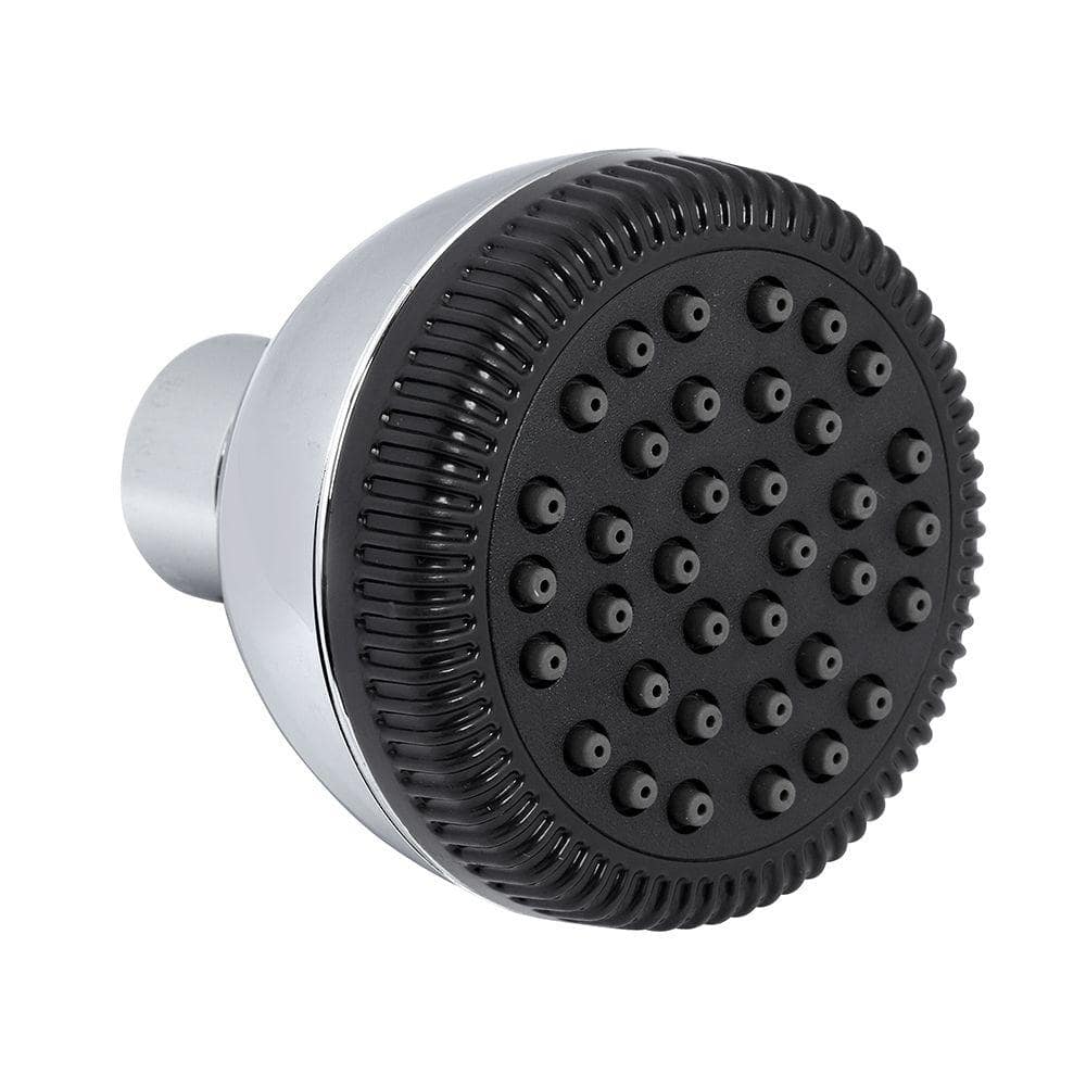 Colony 1-Spray 2.5 in. Single Wall Mount Fixed Shower Head in Polished Chro