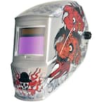 Solar Power Auto Darkening Welding Helmet with Large Viewing Size 3.86 in. x 2.09 in. Great for MMA, MIG, TIG