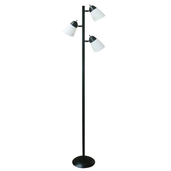 1000046387- 64.5 in. Black Track Tree Floor Lamp