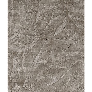 Aspen Stone Leaf Textured Non-pasted Vinyl Wallpaper