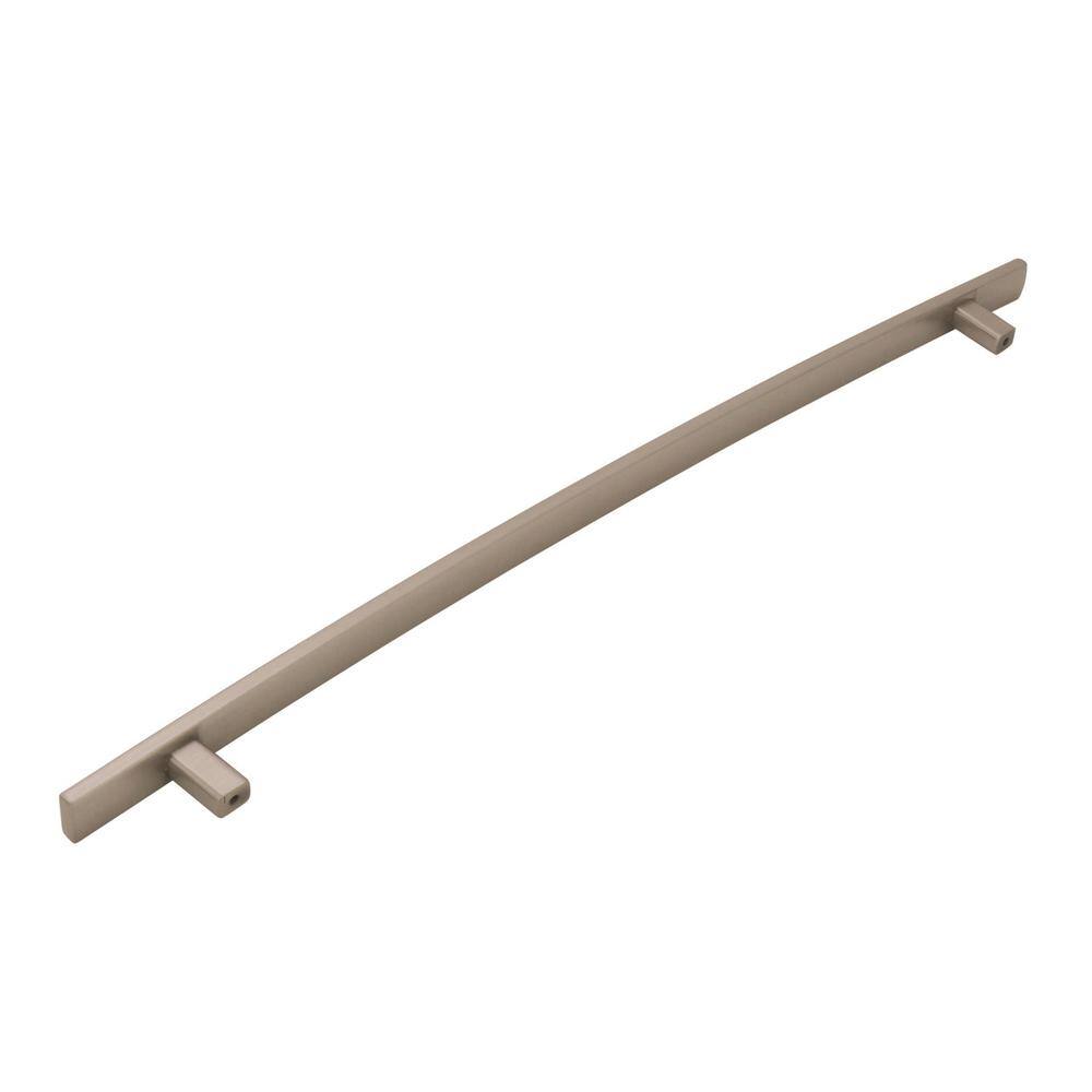 Sleek Brushed Nickel 18" Modern Appliance Pull with Mounting Hardware
