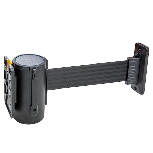 USW 7.5 ft. Black US Weight Magnetic Wall Mount with Retractable Belt