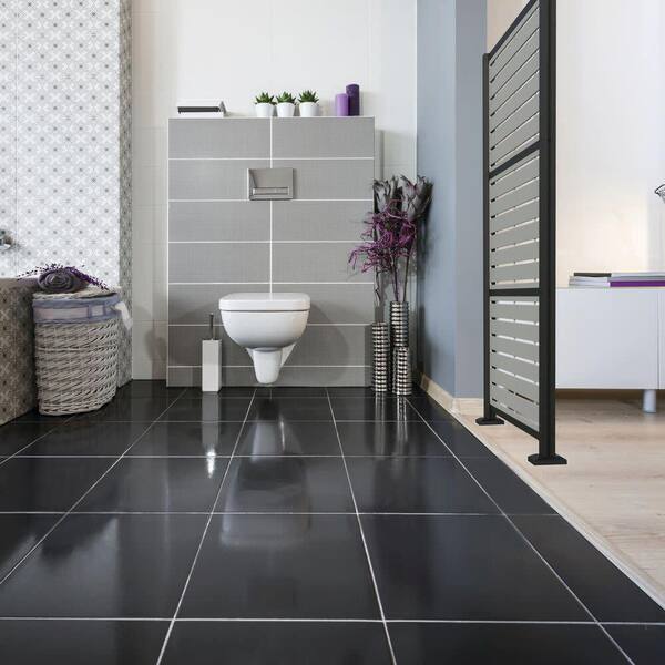 2 ft. x 4 ft. Boardwalk Gray Polypropylene Decorative Screen Panel