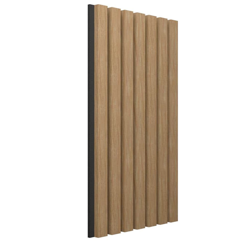 Aged Barrel Medium Slat Wall Panel with Noise Cancelling MDF Veneer