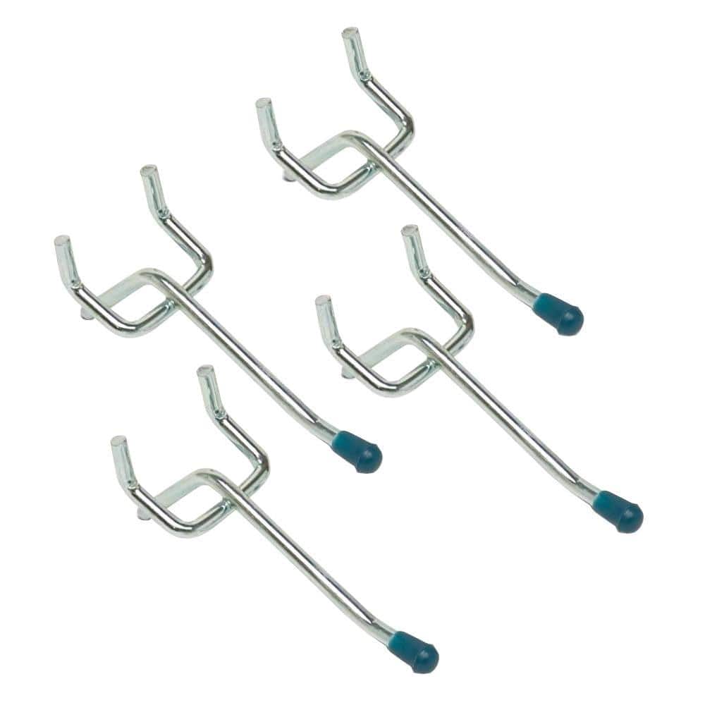 Peg Zinc-Plated Steel Single Straight Peg Hook 1/4 in Everbilt 6 in 