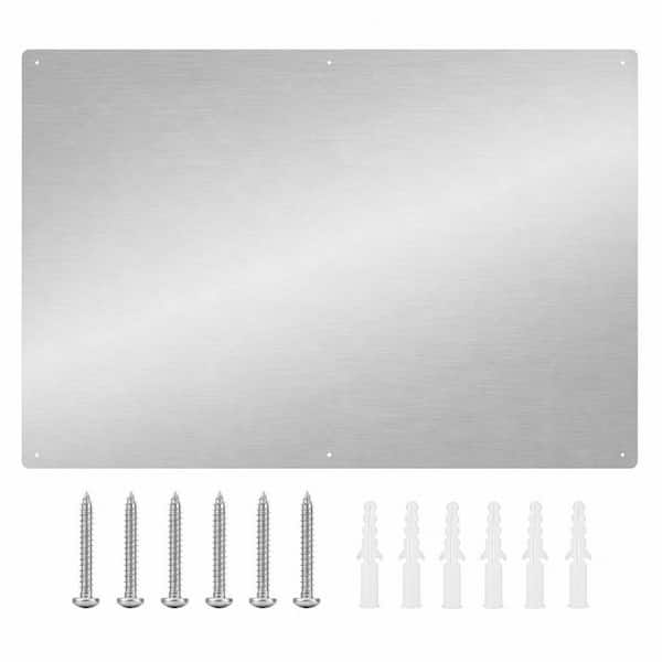 30 in. x 16 in. Stainless Steel Backsplash, Panel Splatter Guard for Stovetop, 6 Pre Drilled Holes for Easy Installation