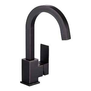 Single-Handle Stainless Steel Bar Faucet Deckplate Not Included in Oil Rubbed Bronze