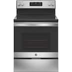 30 in. 5.3 cu. ft. Freestanding Electric Range in Stainless Steel