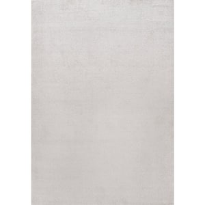 Haze Solid Low-Pile Ivory 4 ft. x 6 ft. Area Rug