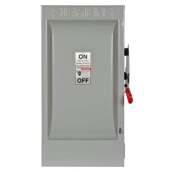 Siemens Heavy Duty 200 Amp 240-Volt 2-Pole Indoor Fusible Safety Switch with Neutral
