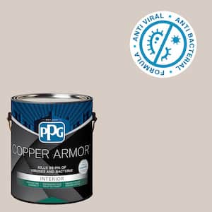 1 gal. PPG18-02 River Rock Semi-Gloss Antiviral and Antibacterial Interior Paint with Primer