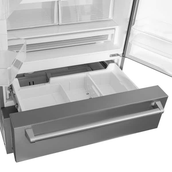 Kucht 36 in. 22.5 cu. ft. Counter Depth Freestanding French Door
