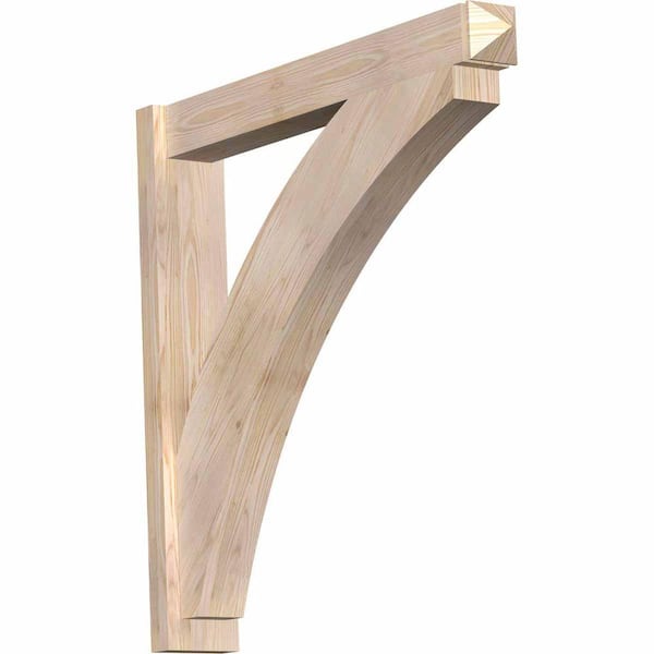 Ekena Millwork 6 in. x 36 in. x 36 in. Thorton Arts and Crafts Smooth Douglas Fir Outlooker