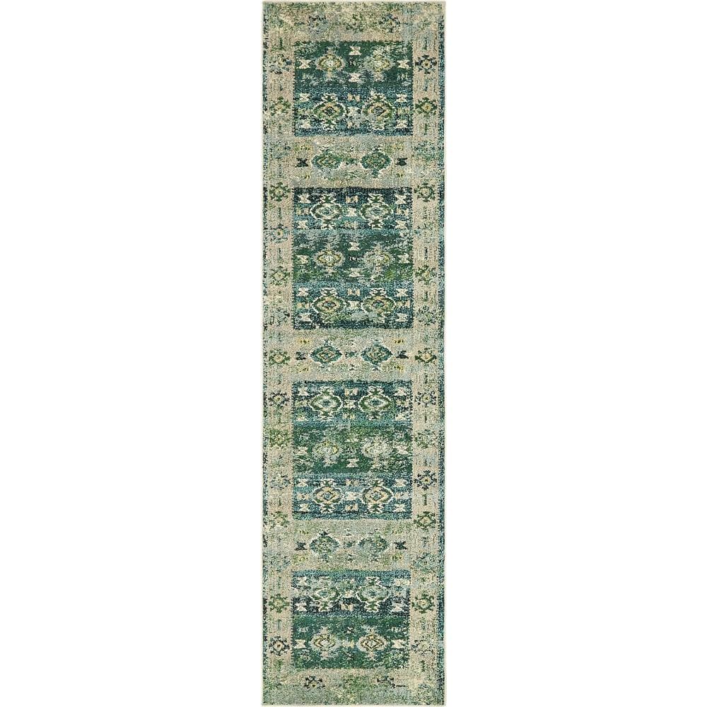 Monterey Empire Green 2' 7 x 10' 0 Runner Rug price history on PriceWatchPro
