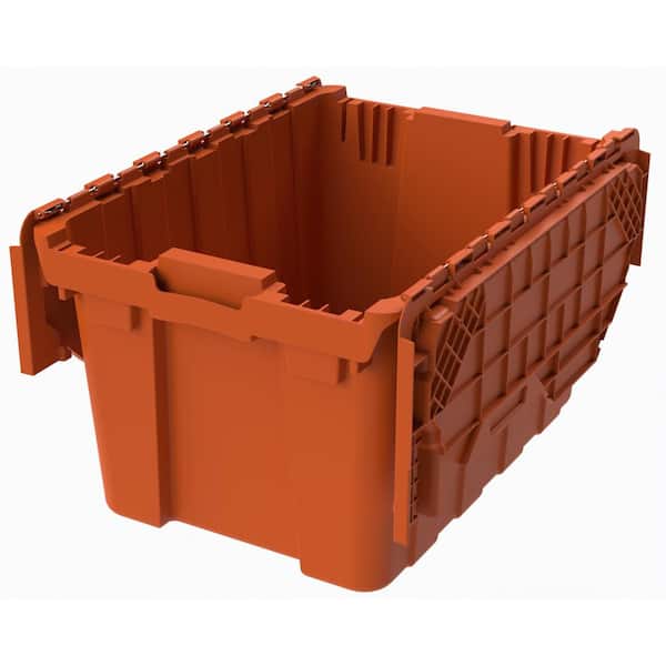 HDX 12-Gal. Commercial Flip Top Tote in Orange