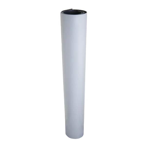 Terra-Flex Light Grey 48 in. W x 120 in. L Rubber Gym Flooring Roll (1-Piece)