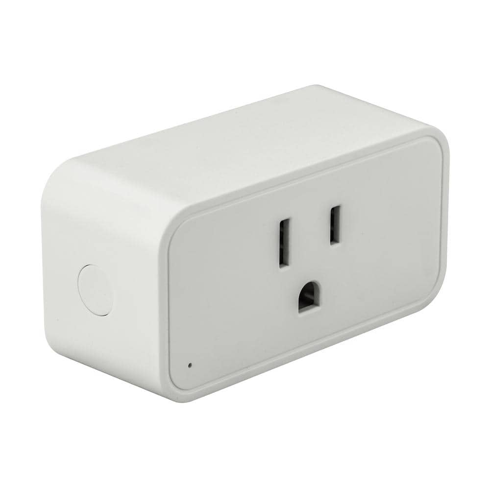 2 Pack Defiant Outdoor Smart Plug 15 Amp 120-Volt Wi-Fi & Bluetooth Enabled