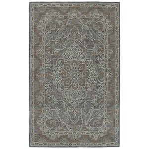 Courvert Graphite 3 ft. x 5 ft. Area Rug