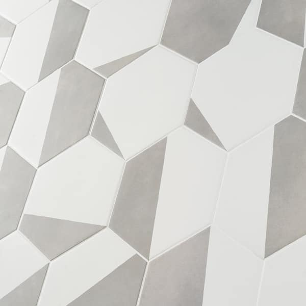Ivy Hill Tile Eclipse Burst Sand 7.79 in. x 8.98 in. Matte