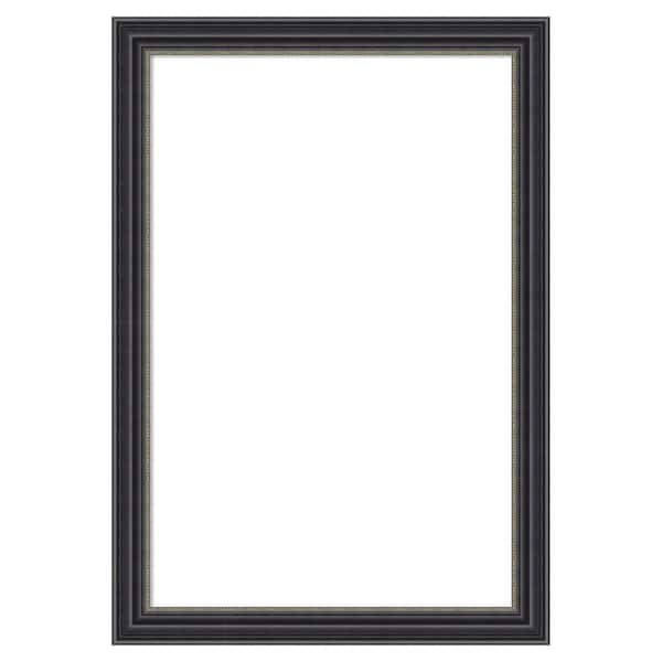 Amanti Art Angled Silver 15 in. x 21 in. Wood Framed Dry