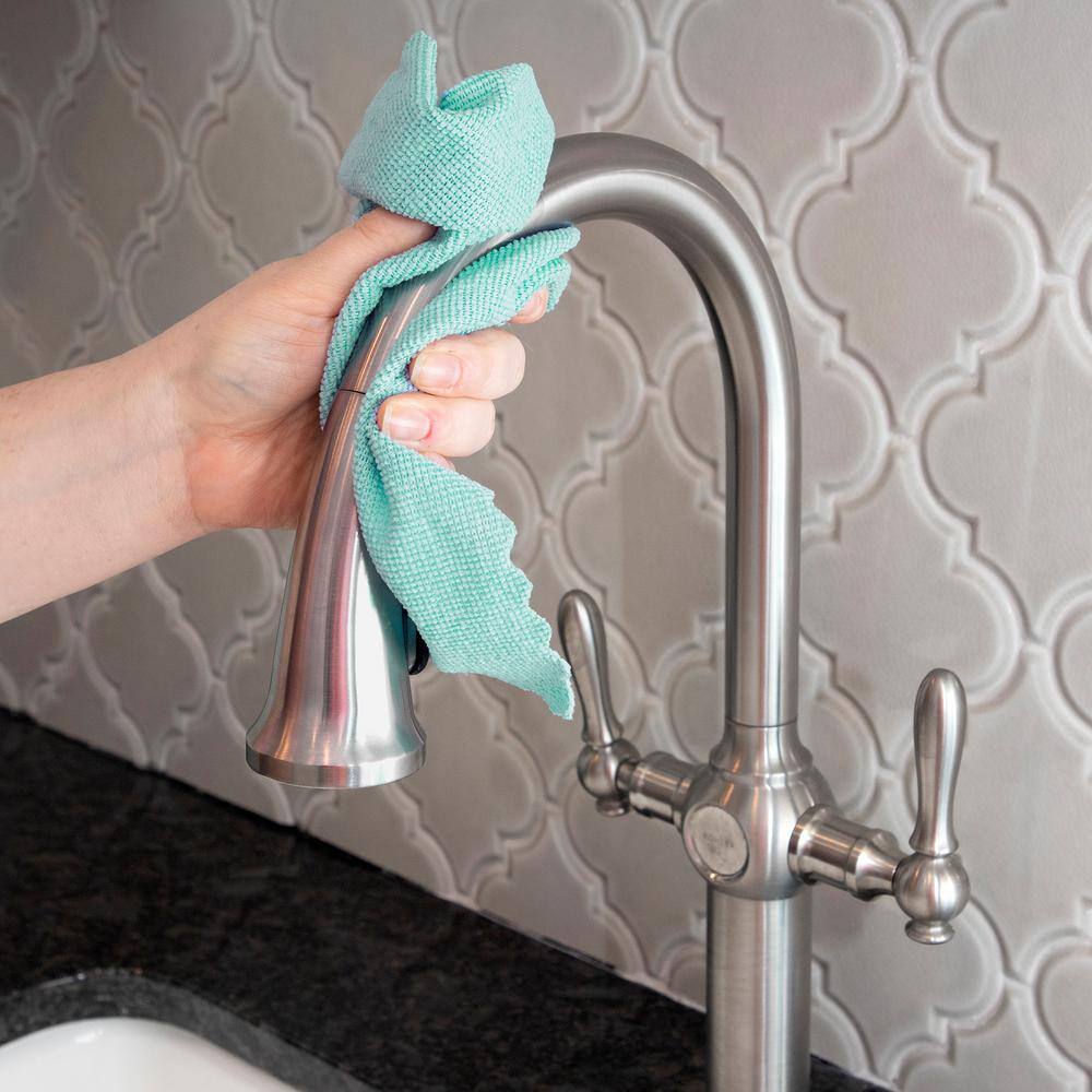 Mint Microfiber 12x12 Inch Cleaning Cloths 50-Pack