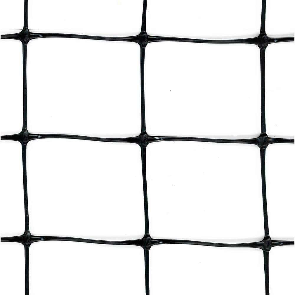 Tenax Black 4' x 330' Heavy Duty Plastic Pet Fence