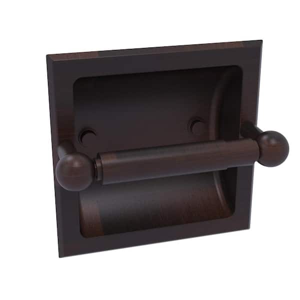 Allied Brass Prestige Skyline Recessed Toilet Paper Holder in Venetian Bronze