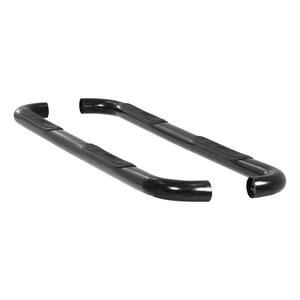3-Inch Round Black Steel Nerf Bars, No-Drill, Select Chevrolet Colorado, GMC Canyon