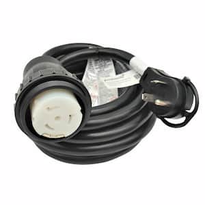 15 ft. 10/3 STW RV 30 Amp to Marine 50 Amp NEMA TT-30P to SS2-50R Adapter Extension Cord