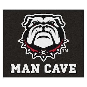 NCAA - University of Georgia 5 ft. x 6 ft. Man Cave Tailgater Indoor Area Rug