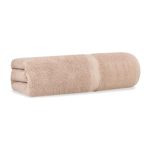 Delara Rose Dust Solid 100% Organic Cotton Luxuriously Plush Bath Towel (Set of 1)