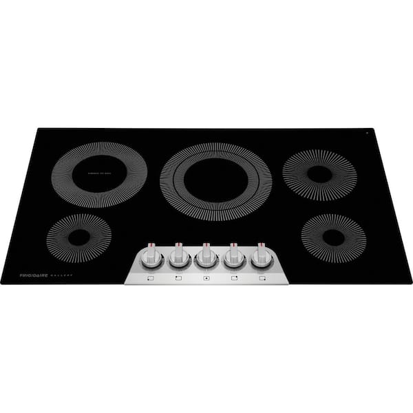 Modern Stainless Steel Electric Cooktop with 5 Radiant Heating