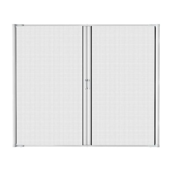 ARK DESIGN 96 in. x 80 in. Universal Handed White Aluminum